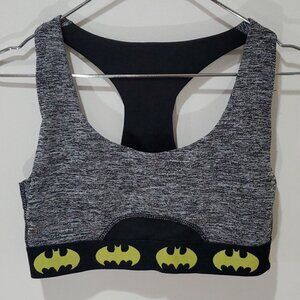 Batman small black and gray sports bra